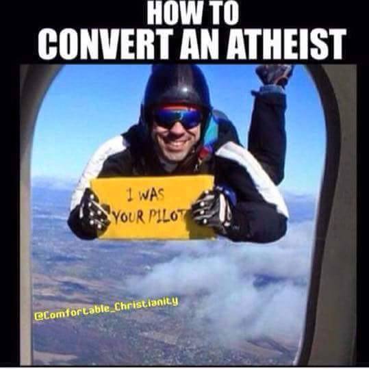 how to convert an atheist